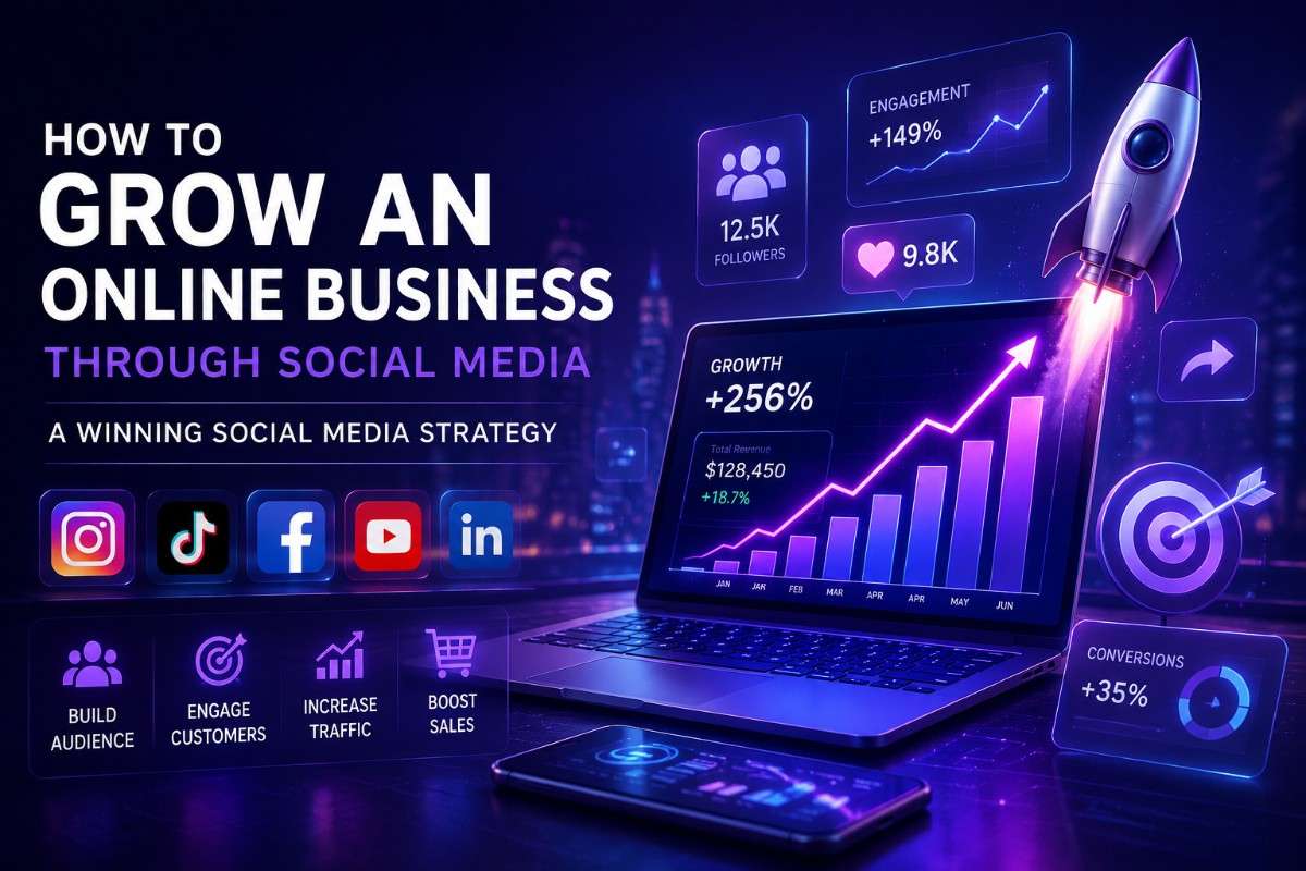 How to Grow an Online Business Through Social Media